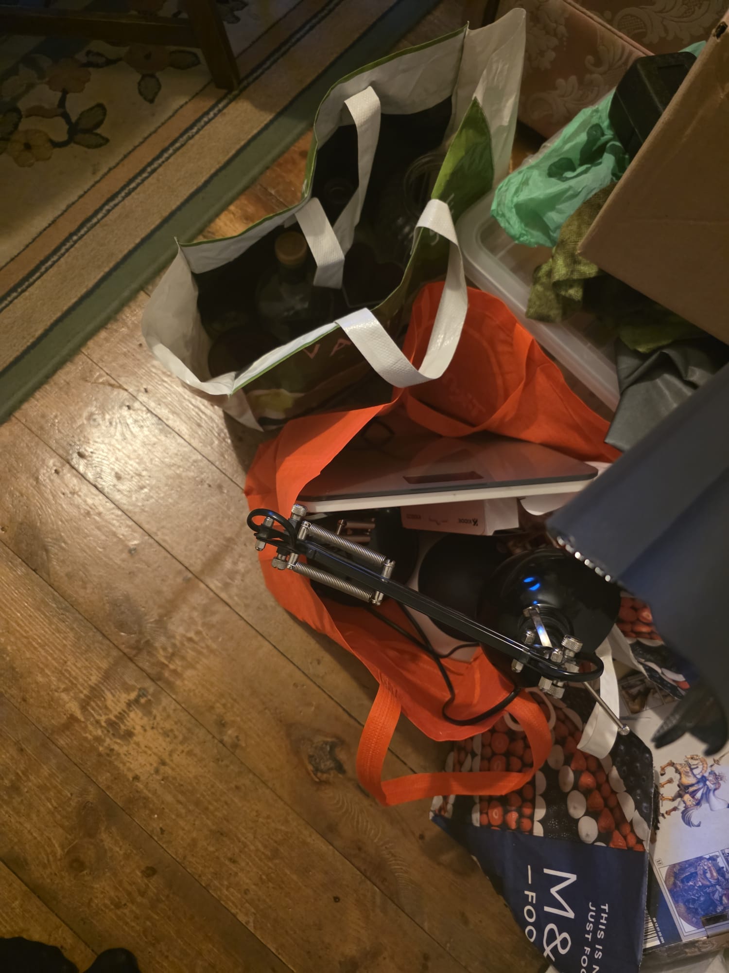 Small domestic load ready for removal